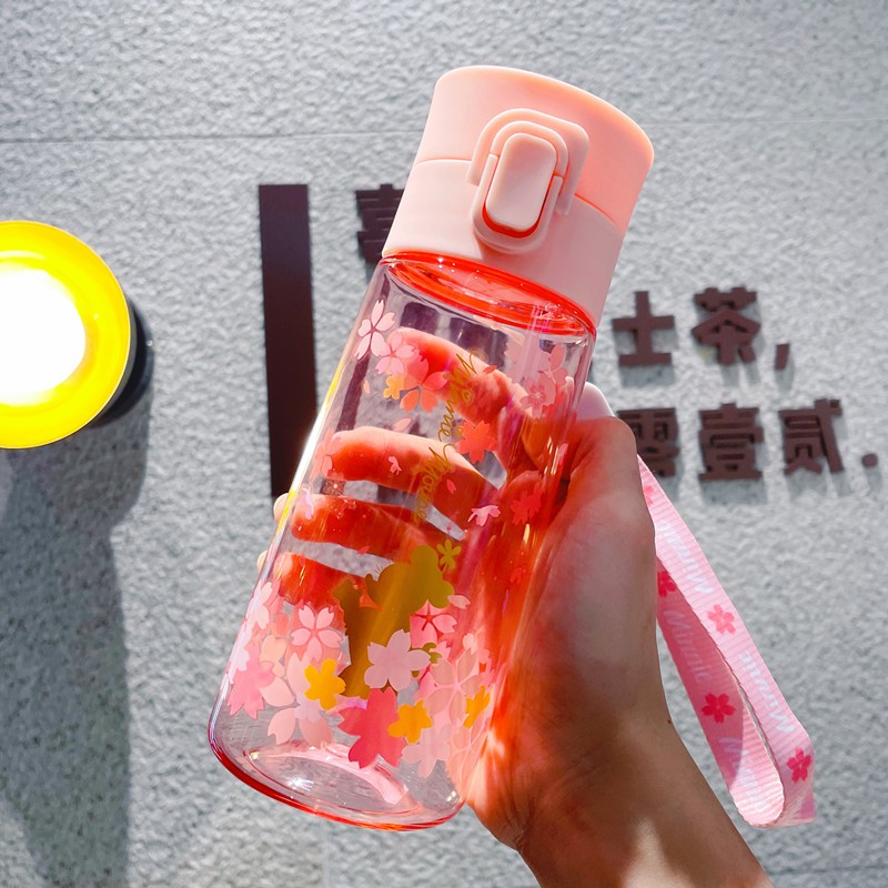 Bình nước chống tràn dung tích 470ml họa tiết hoạt hình dễ thương dành cho bé BÌNH NƯỚC DISNEY Elsa Frozen