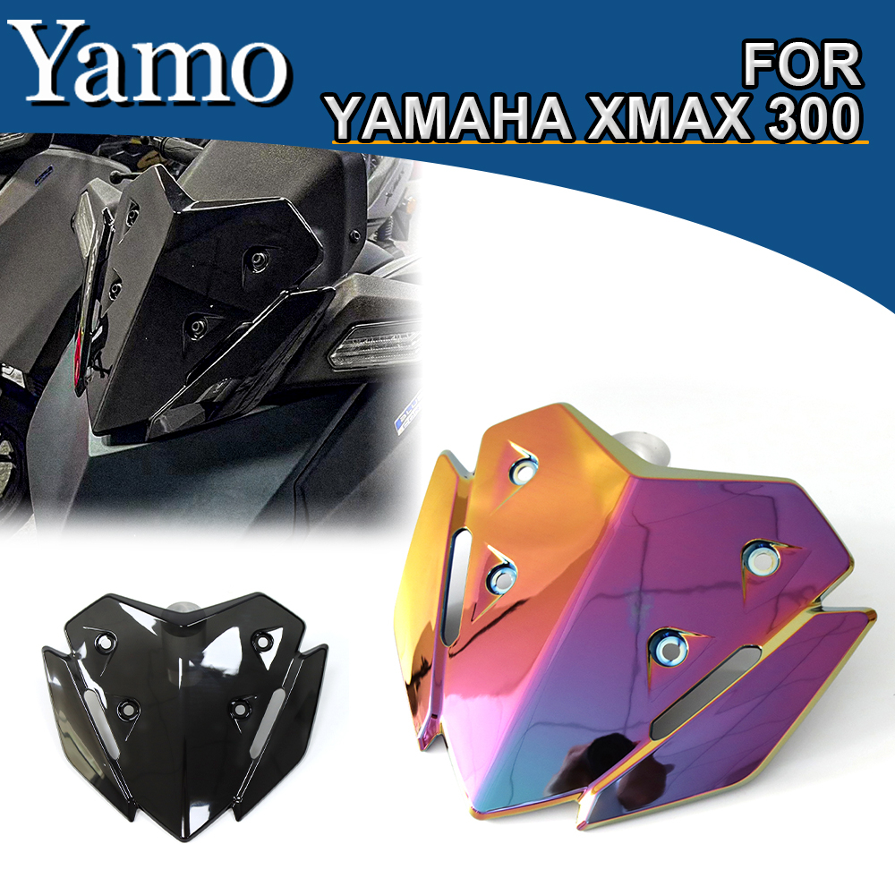 Áp dụng cho yamaha xmax125 250 300 2023 sửa đổi kính chắn gió nhà máy nguyên bản mặt trước kính chắn gió x-max 300 nắp hướng dẫn kính chắn gió cạnh tranh