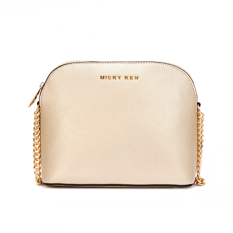 Túi Đeo Chéo Hình Vỏ Sò Phối Dây Xích Thời Trang Cho Nữ