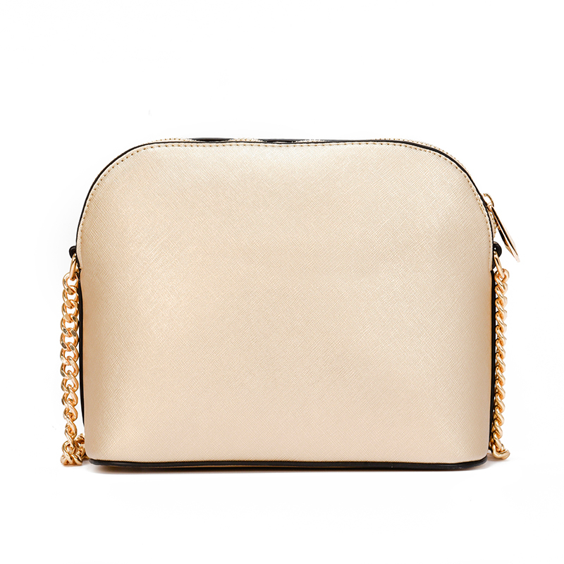 Túi Đeo Chéo Hình Vỏ Sò Phối Dây Xích Thời Trang Cho Nữ