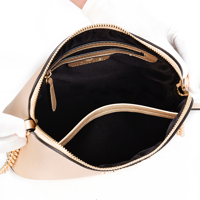 Túi Đeo Chéo Hình Vỏ Sò Phối Dây Xích Thời Trang Cho Nữ