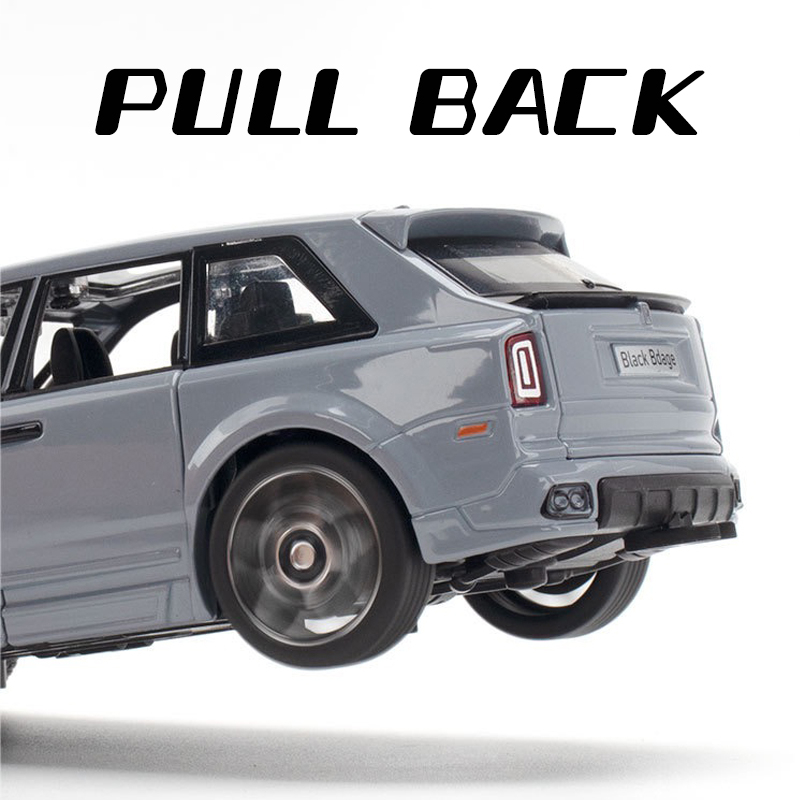 Mô Hình Xe Tải Royce Cullinan Trailer Tỉ Lệ 1: 32 Bằng Hợp Kim Có Đèn Và Nhạc Cho Bé Trai