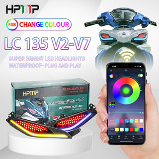 HPMP NEW EX 135 APP RGB Đèn LED Cầm Tay LC 135 V2 ~ V7 LC 135 V2 V3 V4 V5 V6 V7 Exciter 50cc