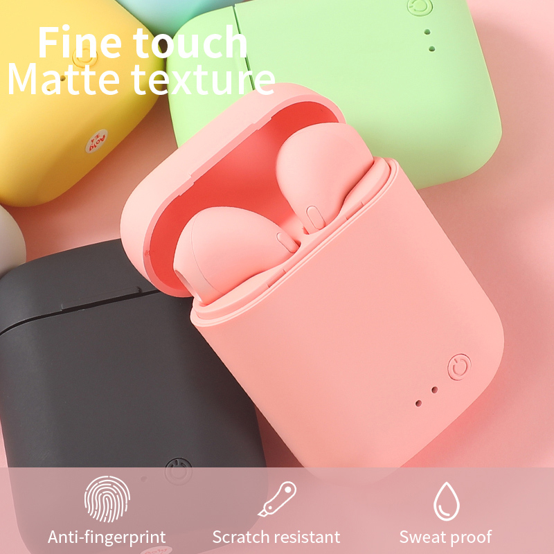 TWS I12 Tai Nghe Không Dây Bluetooth Mini Portable HiFi Stereo Bass Không Thấm Nước Giảm Tiếng ồn Thông Minh Cho Đối Với iPhone Xiaomi Samsung Android