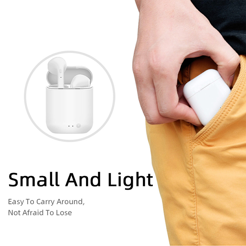 TWS I12 Tai Nghe Không Dây Bluetooth Mini Portable HiFi Stereo Bass Không Thấm Nước Giảm Tiếng ồn Thông Minh Cho Đối Với iPhone Xiaomi Samsung Android