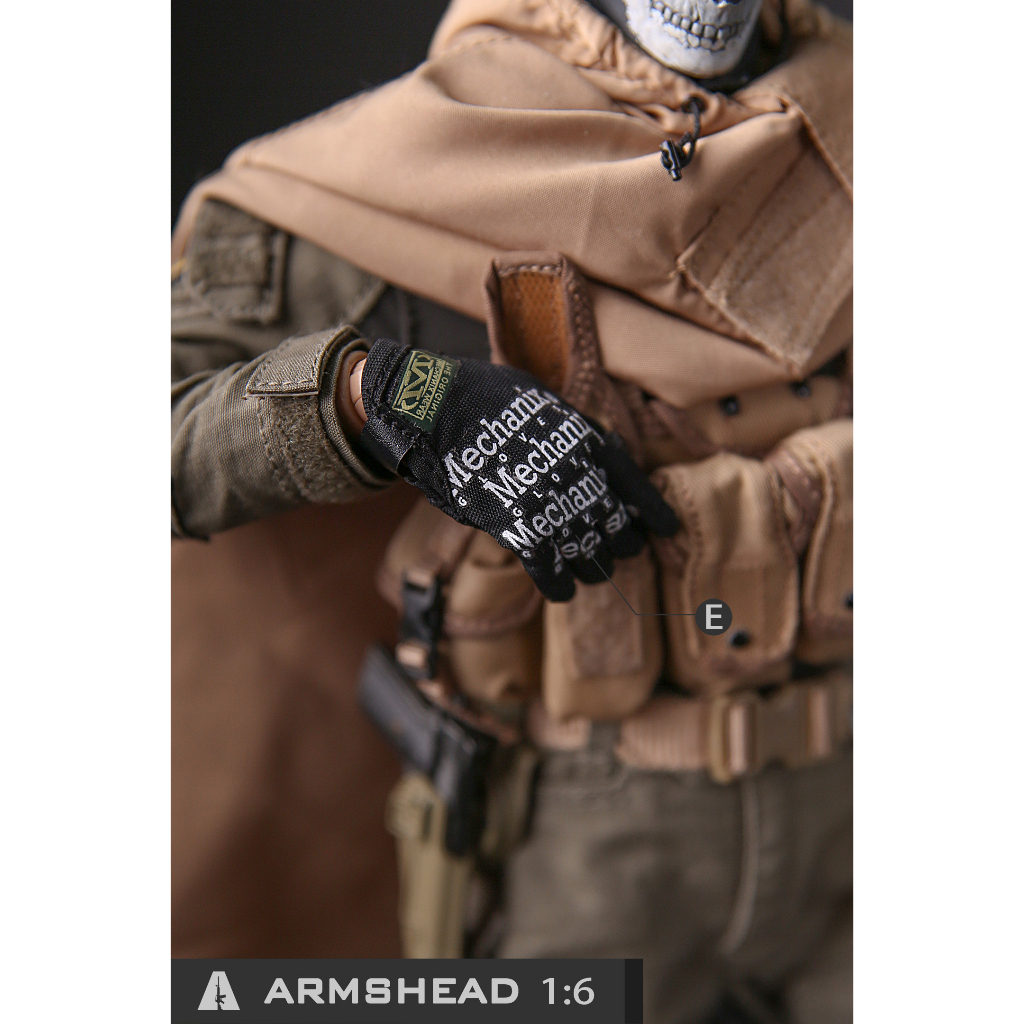 Armshead Găng Tay Chiến Thuật Tỉ Lệ 1 / 6 Cho Mô Hình Nhân Vật 12 "