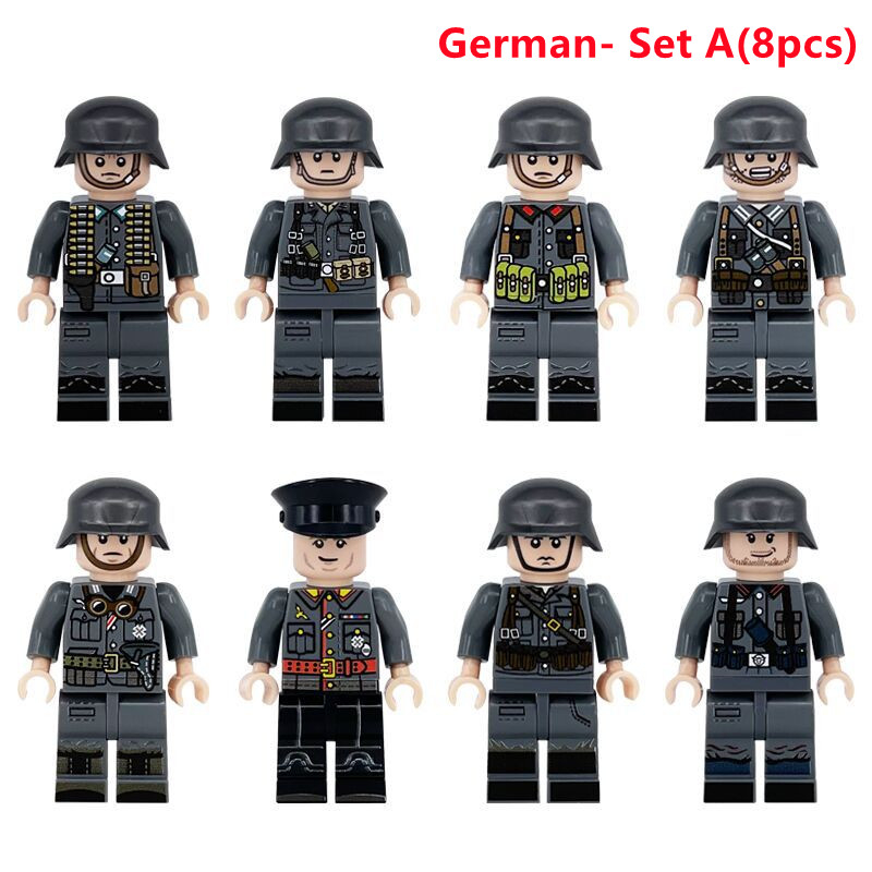 Mô Hình Lắp Ráp Người Lính Đức Mini