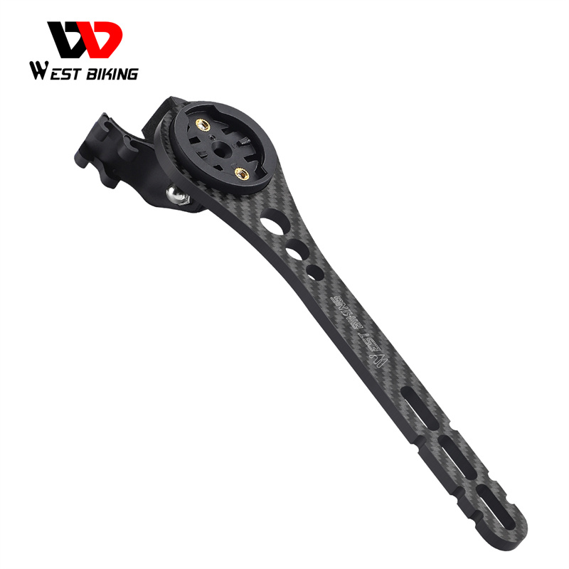 WEST BIKING Khung Gắn Đồng Hồ Đo Tốc Độ Xe Đạp Bằng Sợi Carbon