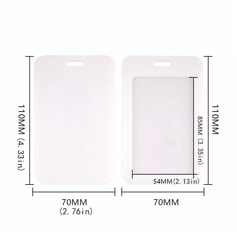 Hoạt Hình Dây Đeo Thẻ id Họa Tiết Hoa Động Vật Dễ Thương Kèm Dây Đeo Tay Tiện Dụng