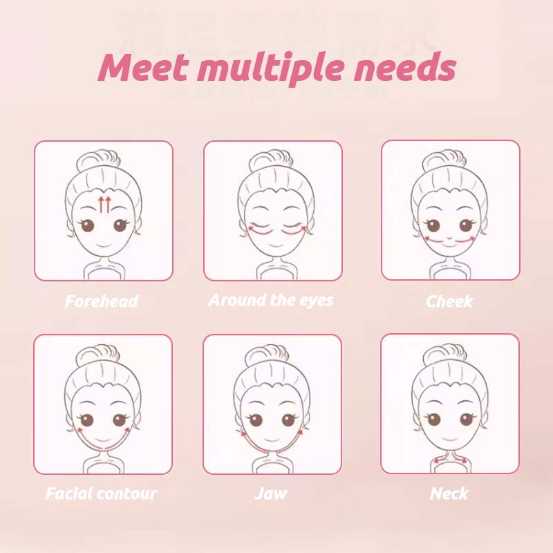 Thanh lăn/Tấm guasha Derf bằng đá ngọc bích massage mặt độc đáo