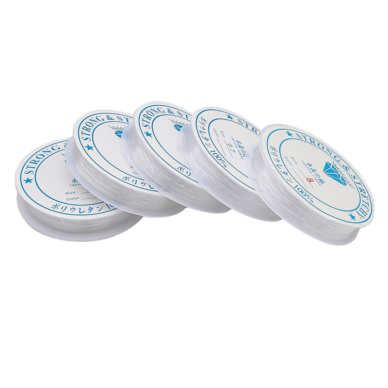 1 Cuộn Dây Nylon Trong Suốt Tự Làm Trang Sức 0.25 / 0.3 / 0.35 / 0.4 / 0.45 / 0.5 / 0.6 / 0.7 / 0.8mm