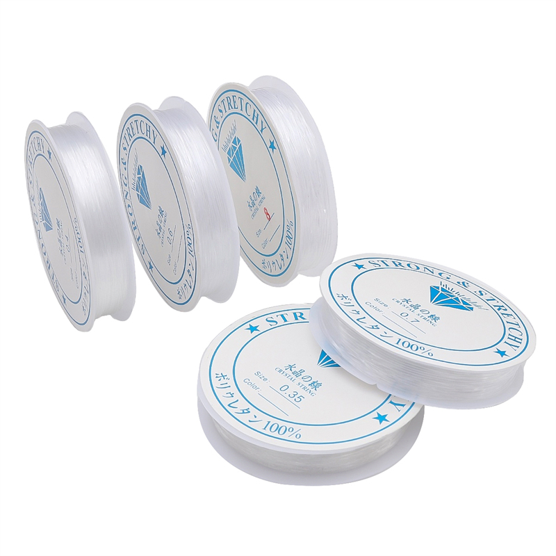 1 Cuộn Dây Nylon Trong Suốt Tự Làm Trang Sức 0.25 / 0.3 / 0.35 / 0.4 / 0.45 / 0.5 / 0.6 / 0.7 / 0.8mm