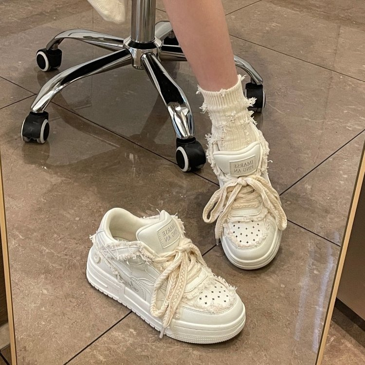 Giày Lười Đế Dày Thoáng Khí Thời Trang Cho Nữ