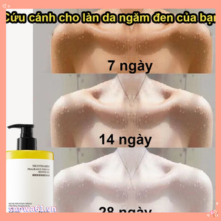 Sữa tắm Niacinamide dưỡng ẩm tẩy da chết Hương Thơm Lâu Phai Dưỡng Ẩm Làm Trắng Da 500ml