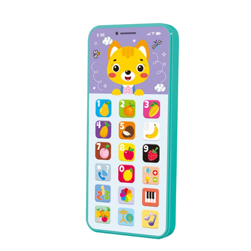 Điện Thoại Đồ Chơi Màn Hình Cảm Ứng Có Nhạc Và Đèn Giáo Dục Sớm Cho Bé