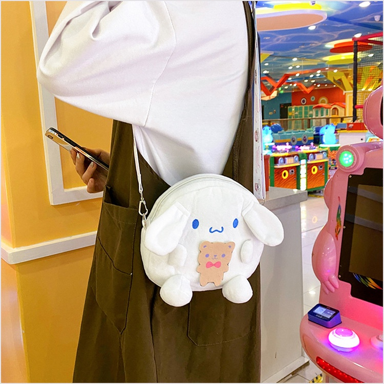 SANRIO Ba Lô Đeo Vai 20cm In Hoạt Hình My Melody Kitty Kuromi Hello Kitty Kiểu Nhật Bản Dễ Thương