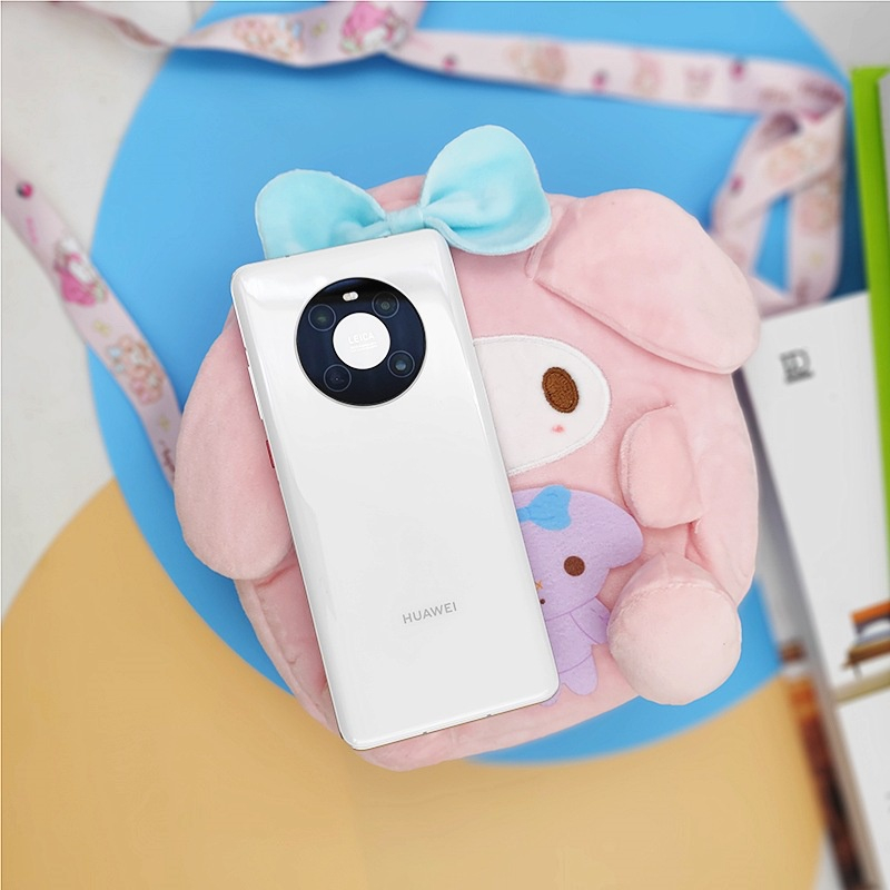 SANRIO Ba Lô Đeo Vai 20cm In Hoạt Hình My Melody Kitty Kuromi Hello Kitty Kiểu Nhật Bản Dễ Thương