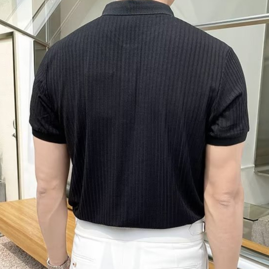 Áo Thun polo Tay Ngắn Chất Nhung Cotton Mỏng Nhẹ Thời Trang Mùa Hè Cho Nam