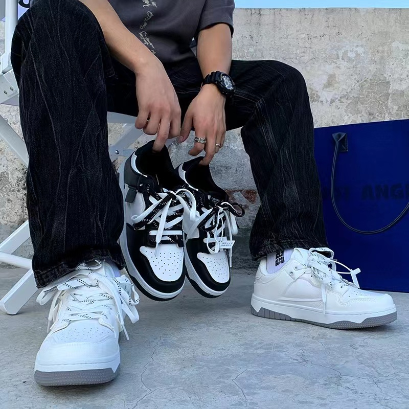 🔥Gửi chất tẩy rửa🔥Giày Thể Thao Thoáng Khí Phong Cách Harajuku Hồng Kông Thời Trang Mùa Hè Cho Học Sinh