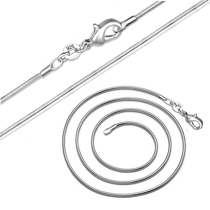 Vòng cổ Bạc Dài 16-28inch  1mm