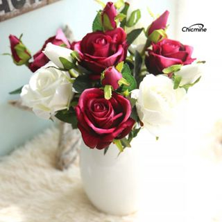 Chicmine 1 Bó Hoa Hồng Nhân Tạo Trang Trí Tiệc