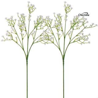 Chicmine 1 Bông Hoa Babysbreath Gypsophila Nhân Tạo Bằng Lụa DIY Trang Trí Nhà Cửa / Tiệc Cưới