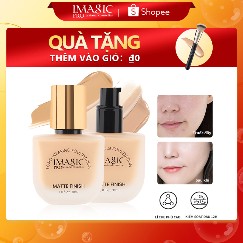 Kem Nền IMAGIC Dạng Lỏng Chống Thấm Nước Và Mồ Hôi Lâu Trôi 30ml