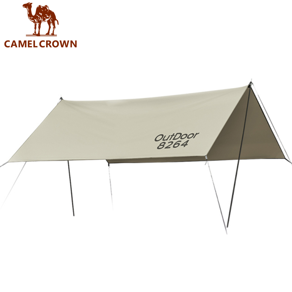 Tấm mái hiên CAMEL CROWN che nắng chống mưa ngoài trời dáng vuông kích thước 3x3m tiện lợi