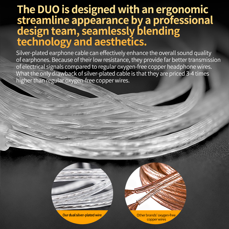 Tai Nghe Nhét Tai CCA DUO Âm Thanh HiFi Sống Động Chất Lượng Cao