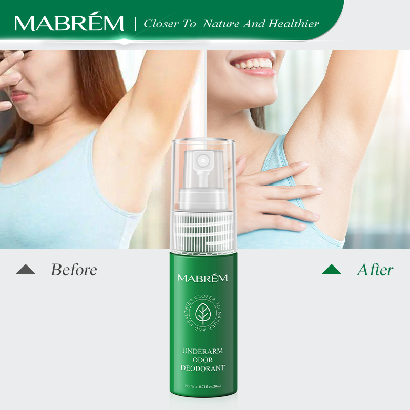 Chai xịt thơm khử mùi cơ thể dưới cánh tay MABREM 20ml giúp chăm sóc da hương thơm lâu phai cho nam và nữ