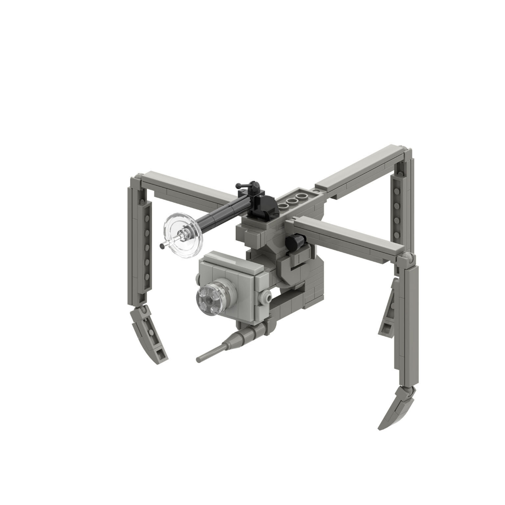 Mô Hình robot Nữ Trượt Tuyết MOC Skibidi toilet VS Cameraman