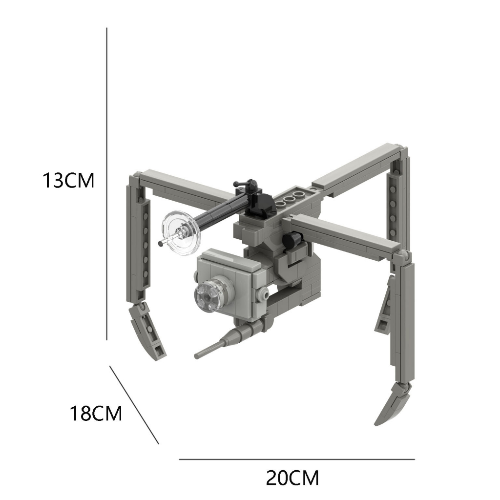 Mô Hình robot Nữ Trượt Tuyết MOC Skibidi toilet VS Cameraman