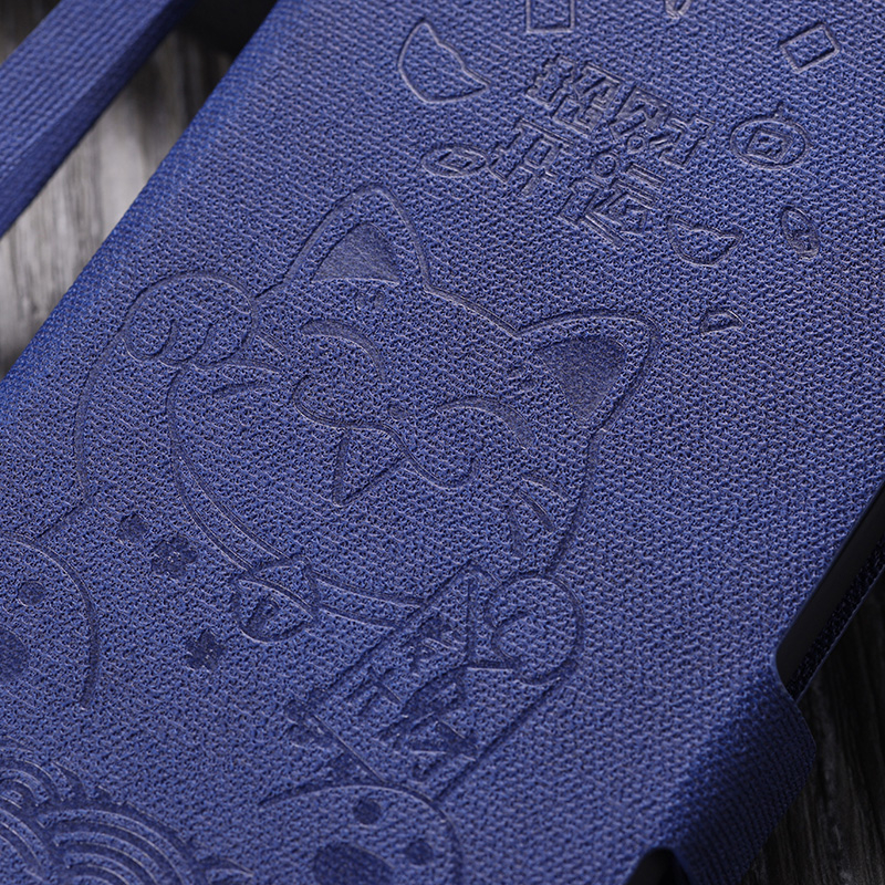 Redmi Note 12 Pro 5G 12C Xiaomi 13/12T/12/11T Pro Note 11 Pro+ Redmi 10 Mi 11 Lite  Ốp Lưng Da Nắp Gập In Hình Mèo May Mắn 3D Cho Điện Thoại