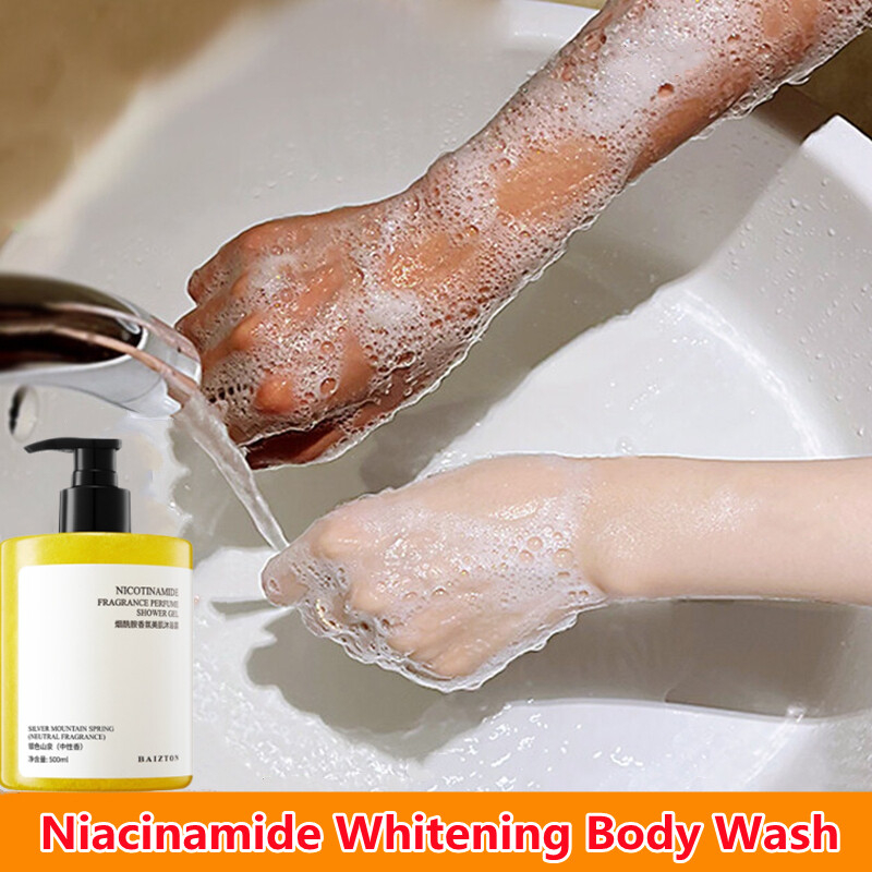 ❤️100% Chính Hãng❤️ Sữa Tắm Nicotinamide Làm Trắng Da Toàn Thân Loại Bỏ Vết Đốm Dưỡng Ẩm Chống Mồ Hôi Có Hương Thơm Lâu Phai