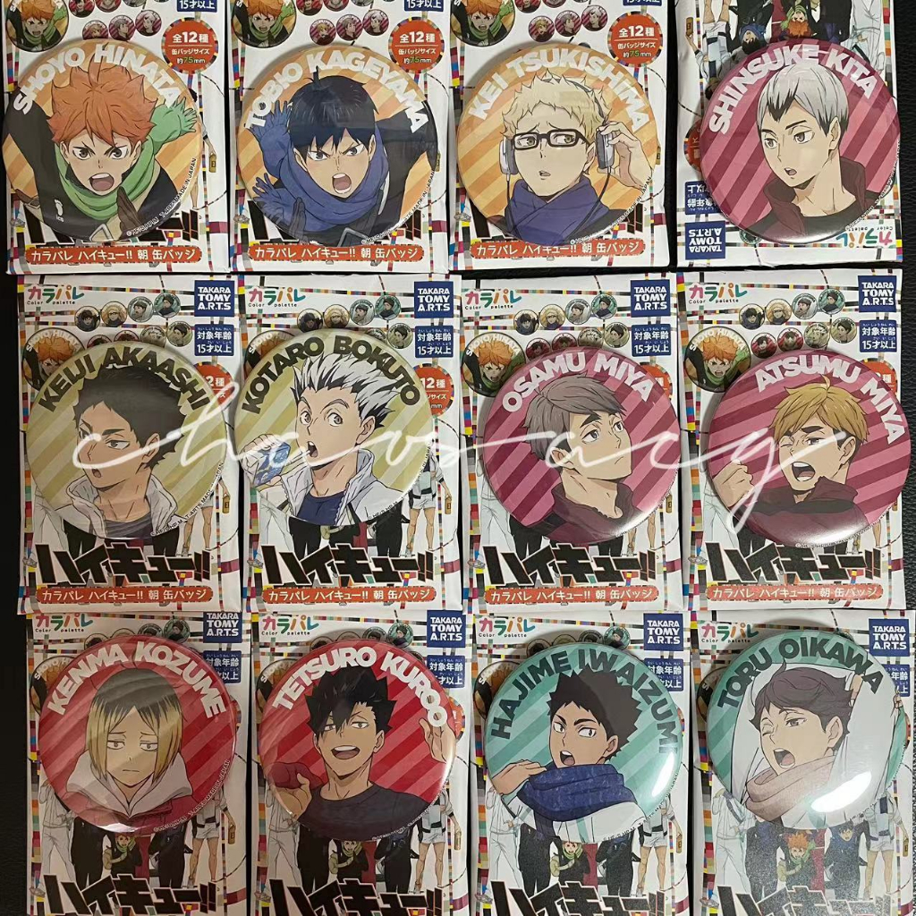 【CACG】Hàng Sẵn Sàng | Haikyuu TTA Morning Training Badge Standee Postcard Bộ Thẻ Bài Trò Chơi