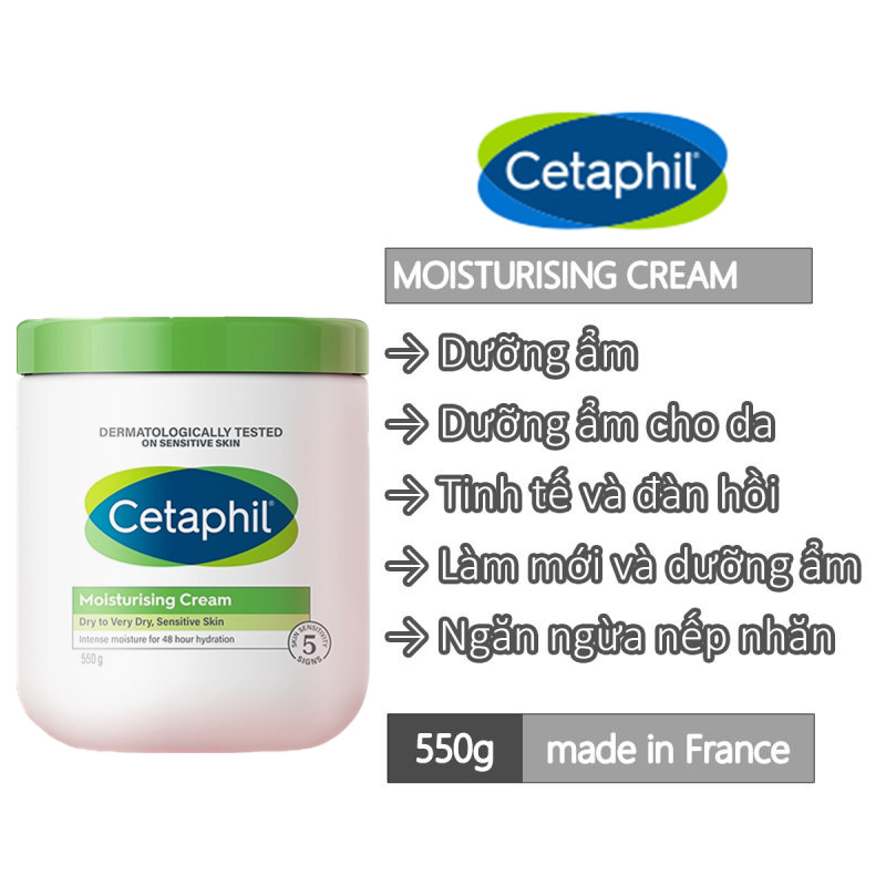 Dưỡng ẩm cetaphil moisturising cream 550g