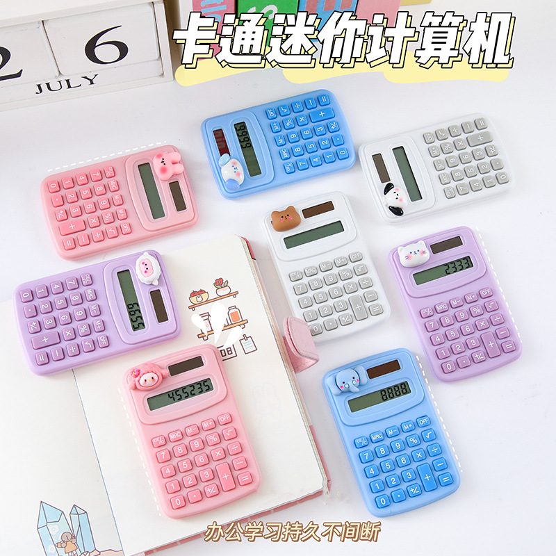 Máy Tính Xách Tay Mini Họa Tiết Hoạt Hình Dễ Thương