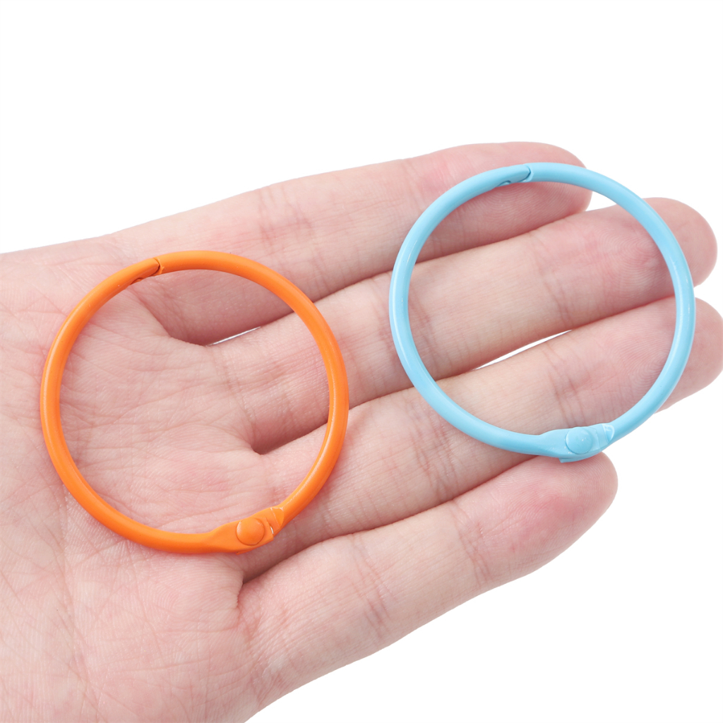Vòng Móc Khóa Làm Đồ Trang Sức Màu Sắc Phun Sơn 43mm DIY