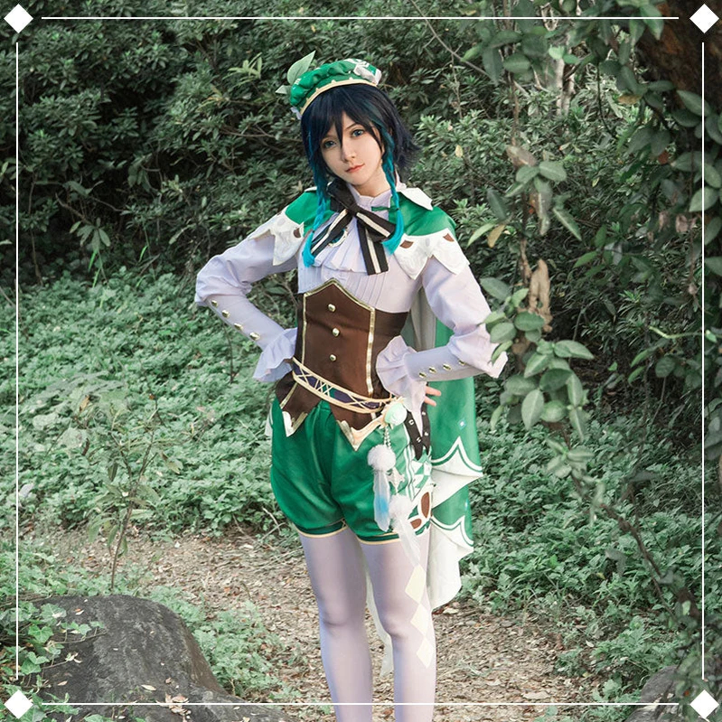 Bộ Trang Phục Hóa Trang Nhân Vật game genshin Có Tóc Giả Cho Nữ