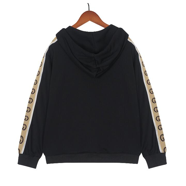 Gucc1 Phong Cách Ruy Băng Bông unisex Áo hoodie