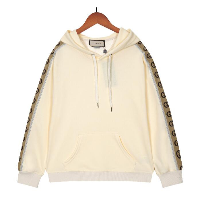 Gucc1 Phong Cách Ruy Băng Bông unisex Áo hoodie