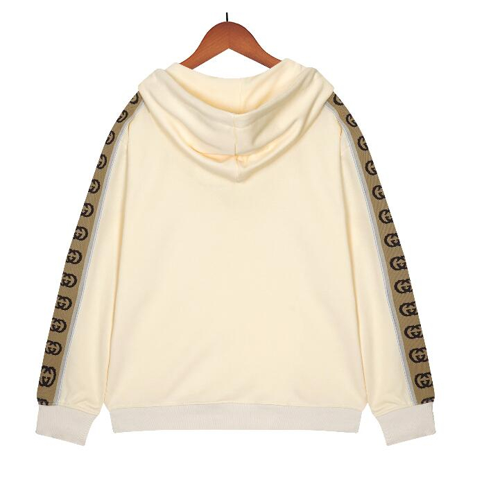 Gucc1 Phong Cách Ruy Băng Bông unisex Áo hoodie