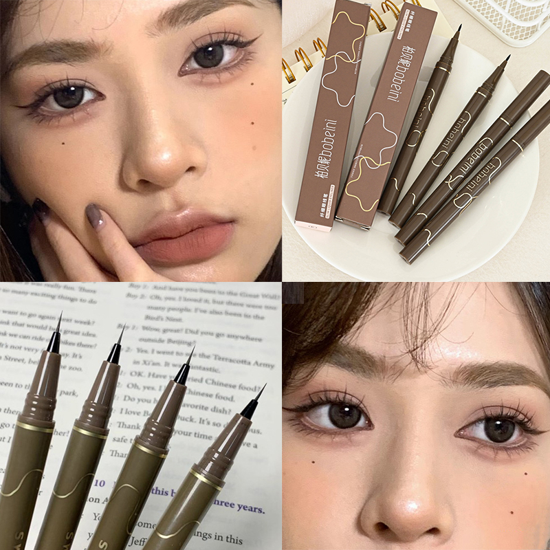 Bút Kẻ Mắt Ngòi Mảnh Mềm Mại Tự Nhiên Không Phai Màu Kháng Nước Lâu Trôi eyeliner A610