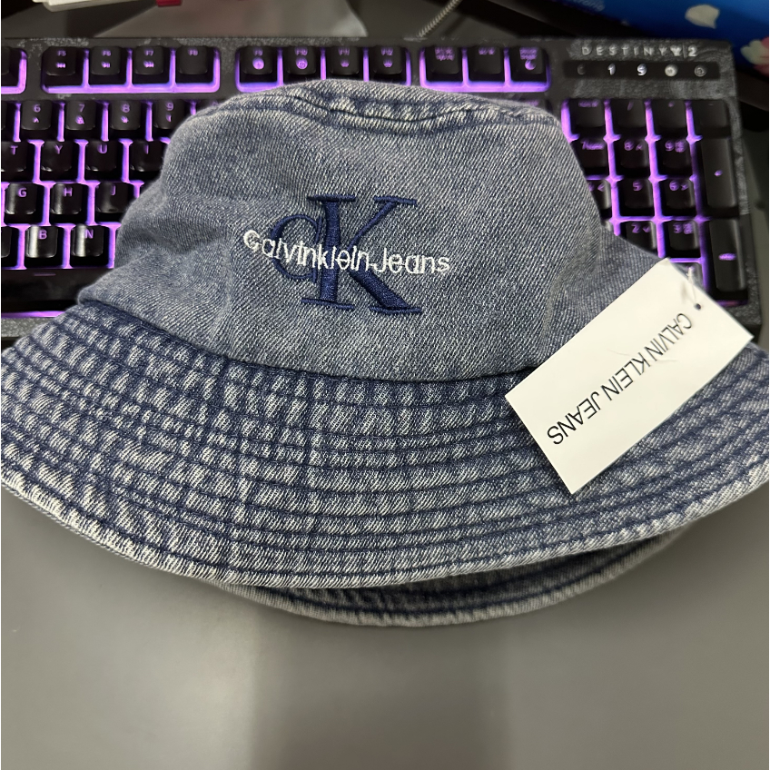 Calvin Jean Loạt Mũ Câu Cá DENIM