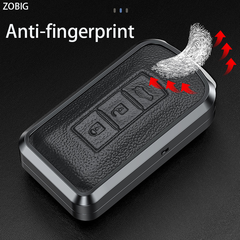 Vỏ Bọc Chìa Khóa Bằng Nhôm + Da Cho Mitsubishi Xpander Attrage Outlander Mirage Pajero Sport Triton Eclipse Cross Montero