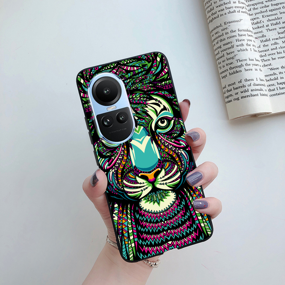 Ốp Điện Thoại Silicon Mềm Hình Phi Hành Gia Cho OPPO Reno 10  / Reno 10 Pro  2023 Reno10 10Pro 5G