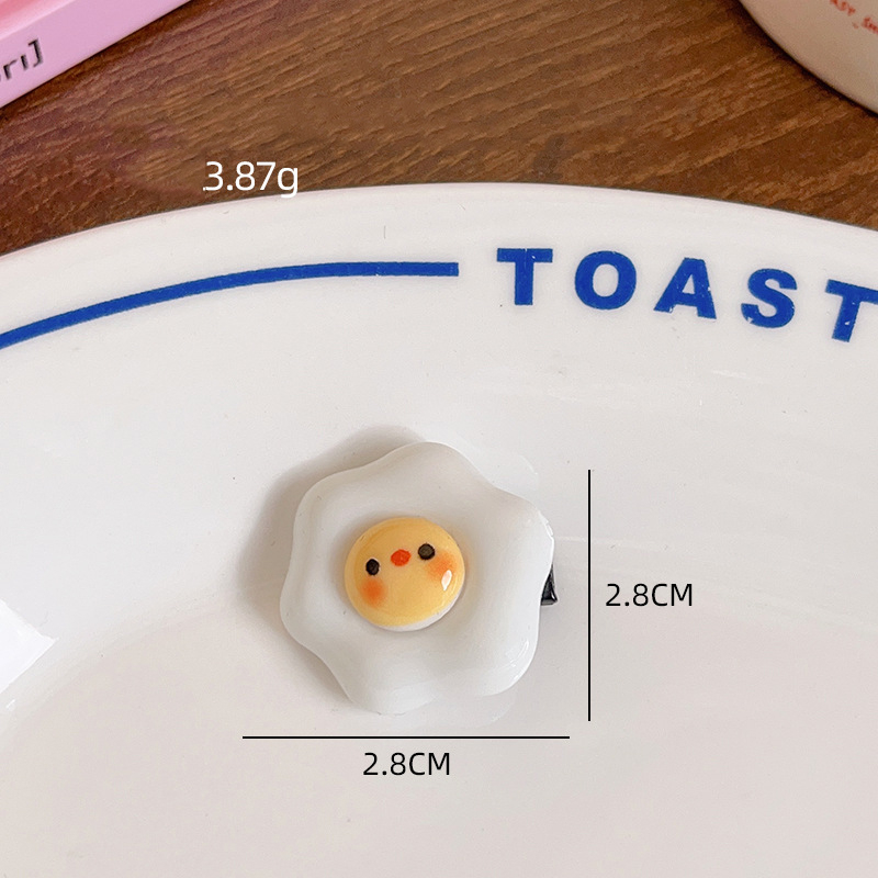 Kẹp Tóc Hình Hoa / Thỏ / Gấu Hoạt Hình Màu Hồng / Xanh Dương Dễ Thương Cho Nữ