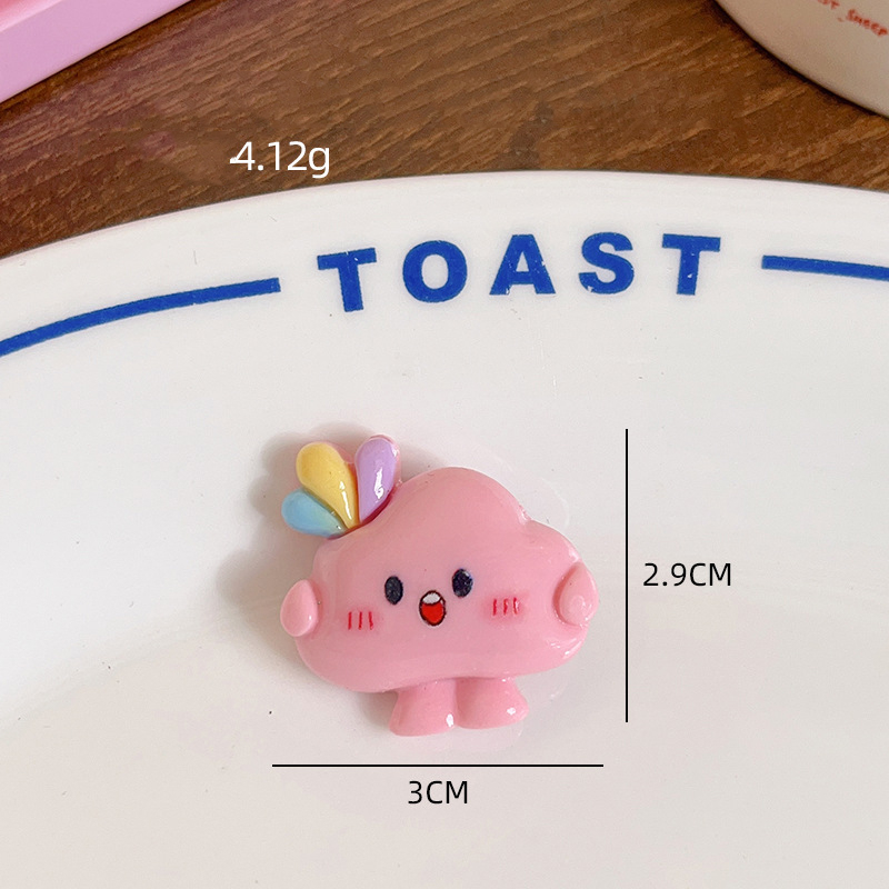 Kẹp Tóc Hình Hoa / Thỏ / Gấu Hoạt Hình Màu Hồng / Xanh Dương Dễ Thương Cho Nữ