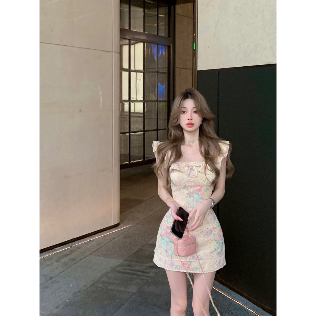 Váy Mỏng In Hình Bướm Cho Bé Gái