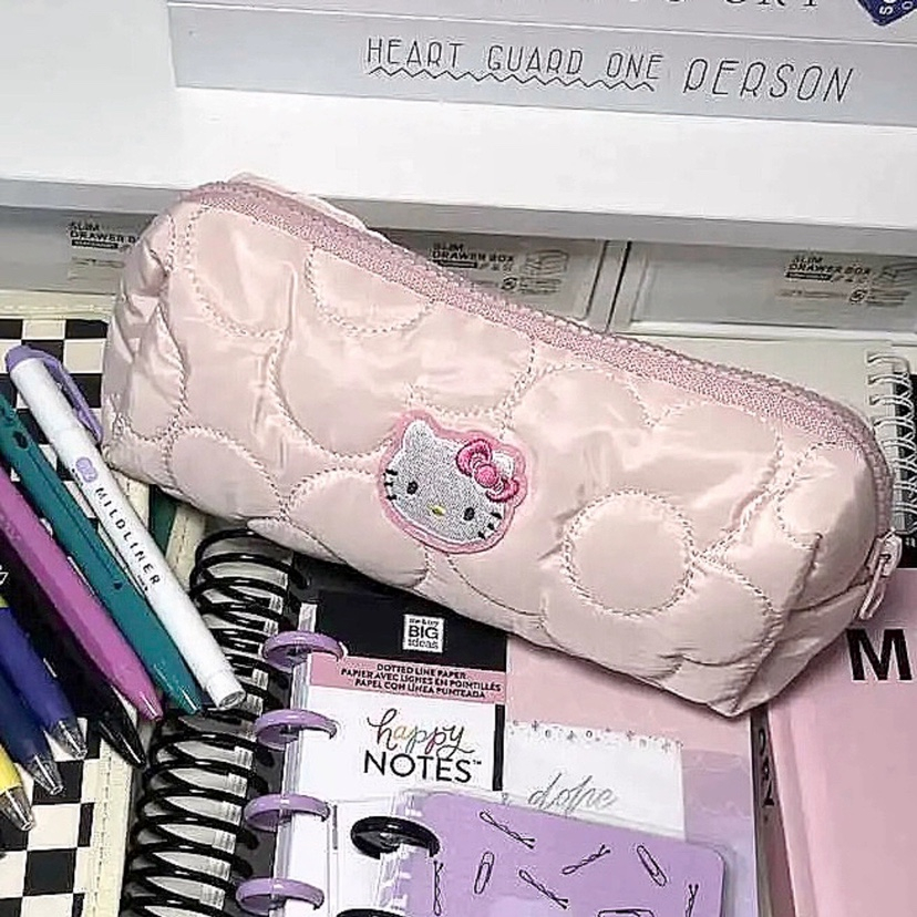 Bóp Viết Cỡ Lớn In Hình Mèo Hello Kitty Dễ Thương Chất Lượng Cao
